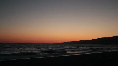 Santa Monica Beach 库存影片 24673323