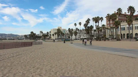 Santa Monica Beach 動画素材 33834655