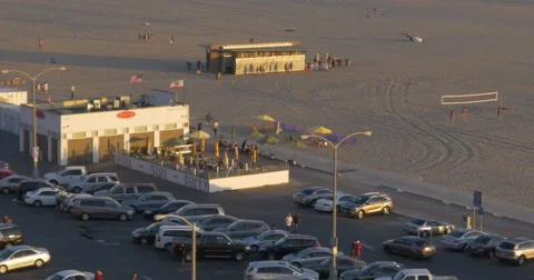 Santa Monica Beach Stock Footage 54372238