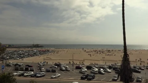 Santa Monica Beach 库存影片 77516372