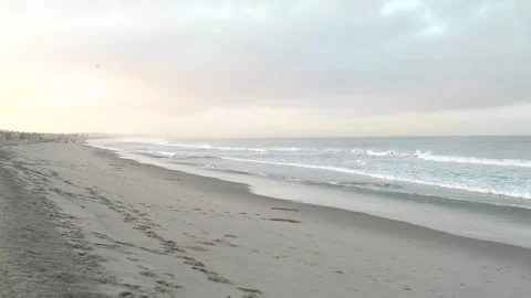 Santa Monica beach Vídeo Stock 284681525
