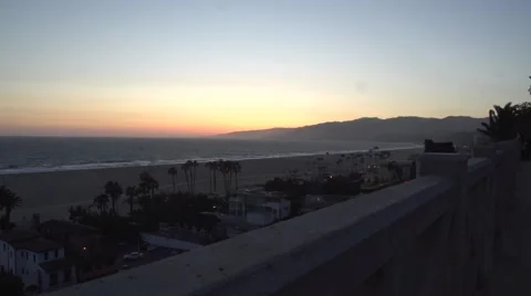 Santa Monica beachview Stock Footage 48880378