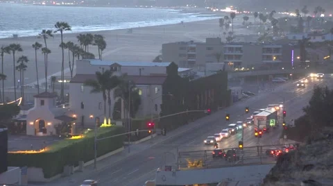 Santa Monica beachview Stock Footage 48887447