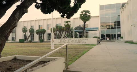 Santa Monica Courthouse Stockbeeldmateriaal 247096095