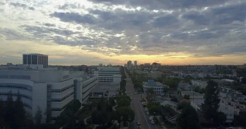 Santa Monica Dusk Stock Footage 79130939