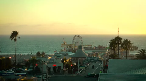 Santa Monica Pier Video stock 59747043