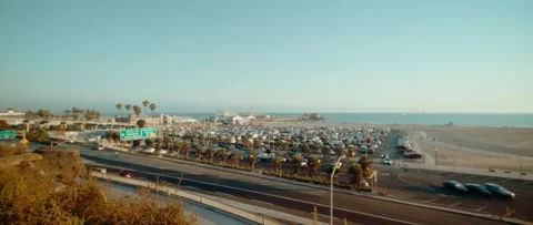 Santa Monica Pier Stock Footage 233645055