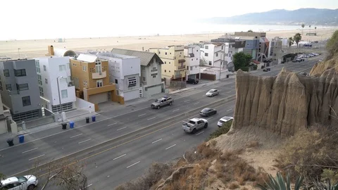 Santa Monica Traffic Vídeo Stock 89079246