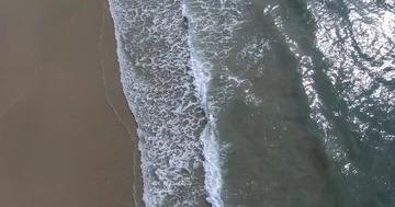 Santa Monica Waves Stock Footage