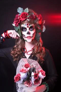 Santa Muerte. Stock Photos