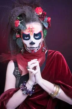 Santa Muerte. Stock Photos