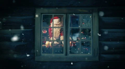 Santa preparing gifts Stock Footage 58487562