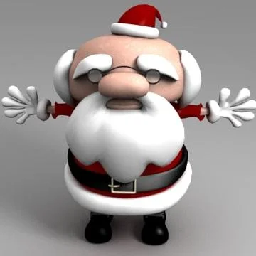 Santa present 3D Model