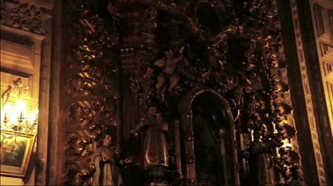 Santa Prisca Indoor Stock Footage