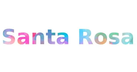 Santa Rosa Stock Illustration