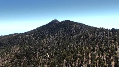 Santa Rosa Mountain flight along ridgeline Stock Footage 213402863