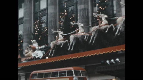 Santa Selfridges 1949 Stock Footage 163071525