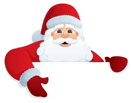 Santa Sign 2 Stock Illustration