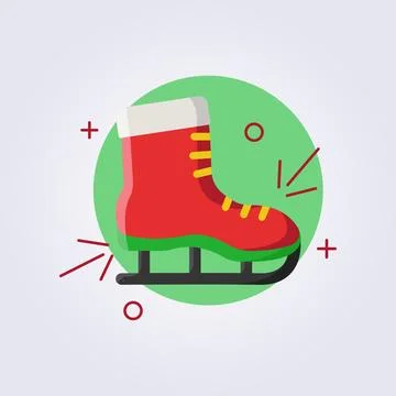 Santa ski boots icon vector illustration design Stock Illustration