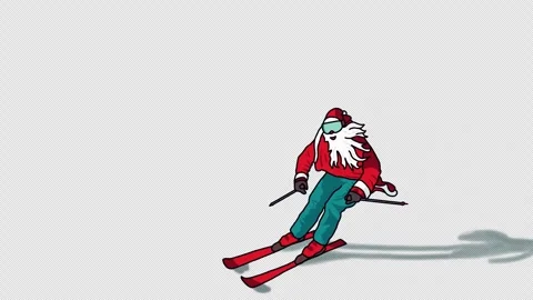 Santa Snow Wipe Stock Footage 323316347