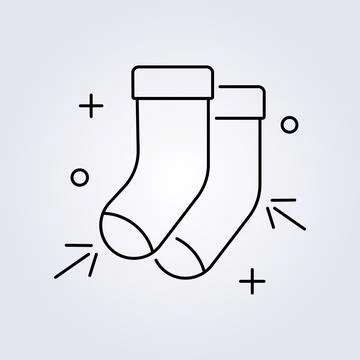Santa socks icon vector illustration design Stock Illustration