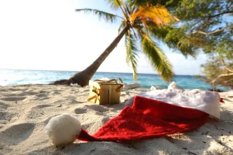Santa vacation Stock Photos