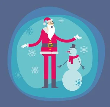 Santa Without Gifts Stock Illustration