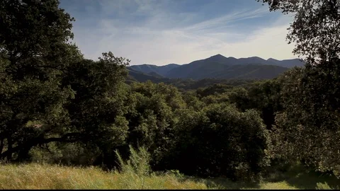 Santa Ynez Mountain View Stock Footage 106120769