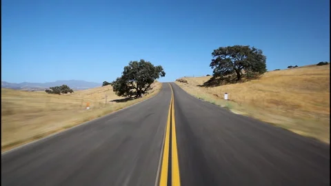 Santa Ynez Road 2 Stock Footage 317335892