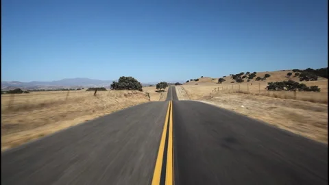 Santa Ynez Road Stock Footage 317335203