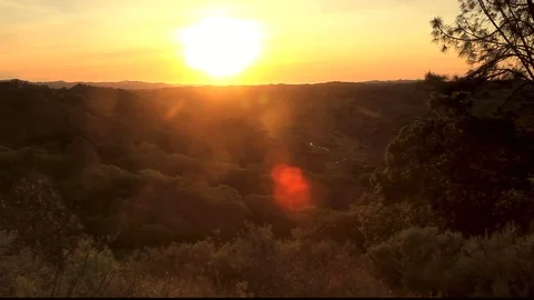 Santa Ynez Sunset Stock Footage 106119889