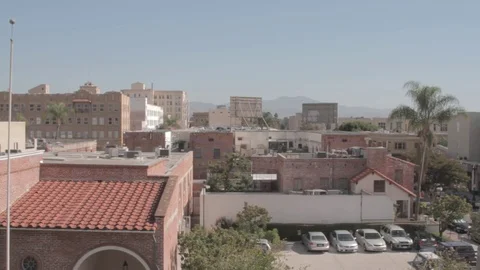 SantaAnna rooftop Stock Footage