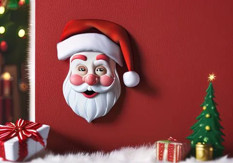 Santaclaus card Stock Photos