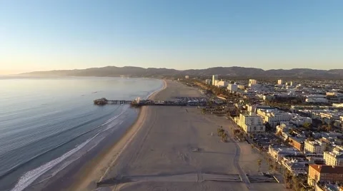 Santamonica beach Stock Footage 47753329