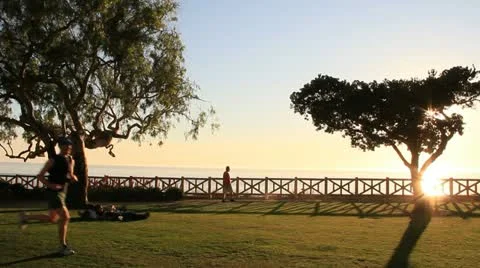 SantaMonicaParkActivity 3593 Stock Footage 11227600