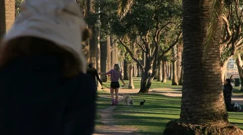 SantaMonicaWalkPath8 3498 Stock Footage 11226632