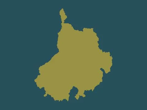 Santander, Colombia. Solid color shape 스톡 일러스트