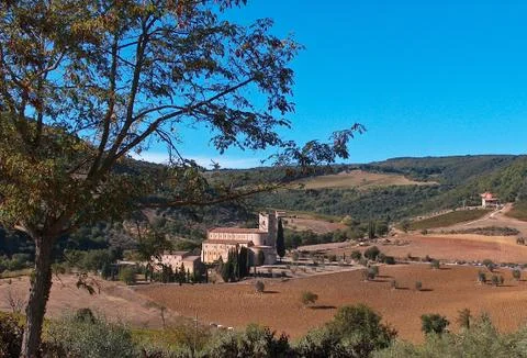Sant'Antimo Abby Stock Photos