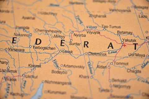 Santar Highlighted on World Map with Soft Blur Background and Clean Focus D.. Stock Photos