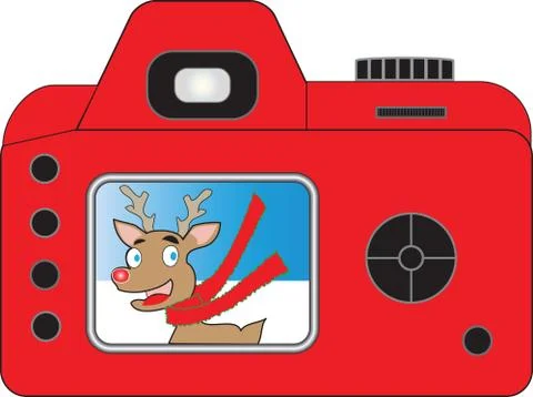 Santas camera Stock-Illustration