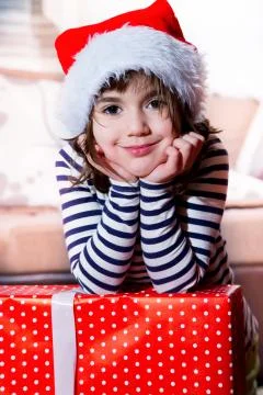 Santa's children Stock Photos