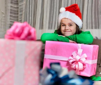 Santa's children Stock Photos