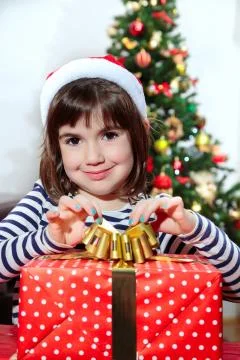 Santa's children Stock Photos