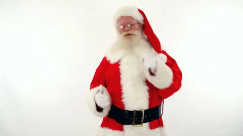 SANTAS  DANCING Stock Footage 22531838
