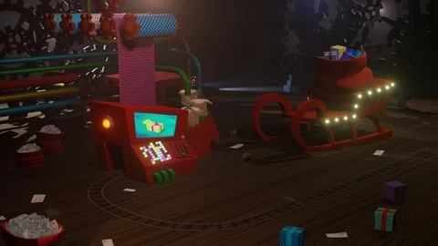 Santa's factory Stock Footage 118441580