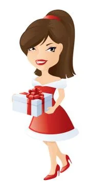 Santa's helper Stock Illustration