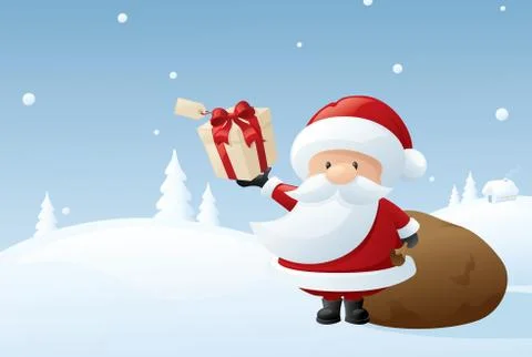 Santa's job Stock Illustration
