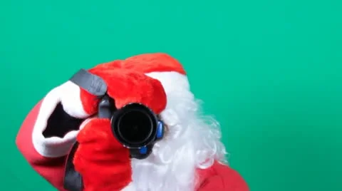 Santa's  photographing Stockbeeldmateriaal 12102306