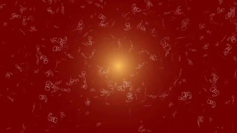 Santas Portrait  Falling Red Gradient Christmas Motion Background Video stock 98747927