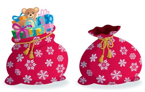 Santa’s Sack Stock Illustration